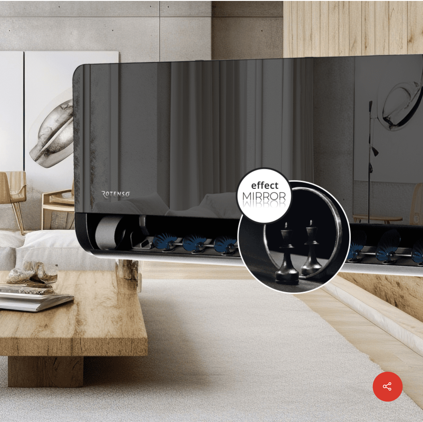 Klimatyzator – luksusowy panel frontowy